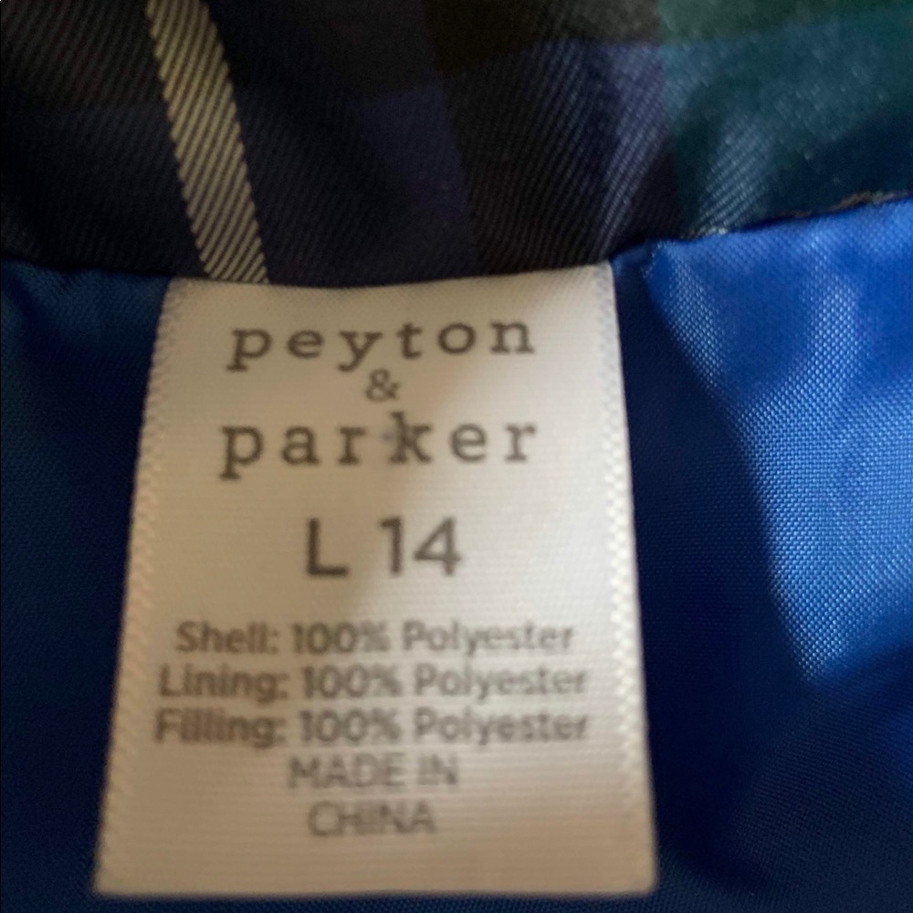 NEW PEYTON & PARKER Puffer Vest Unisex Sz 14 Large - Picture 4 of 4